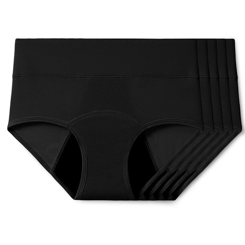 Comfort Plus Leakproof Underwear (Black 10-Pack)