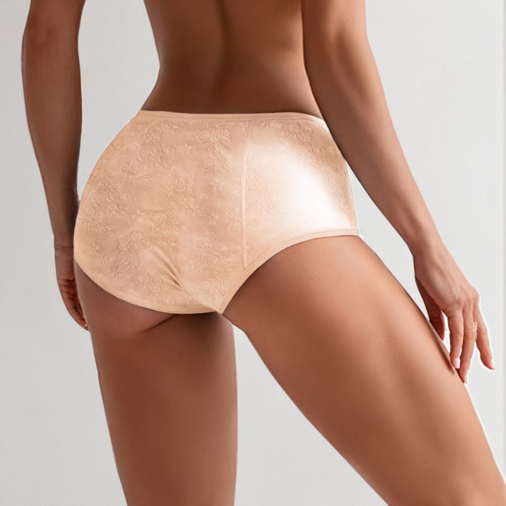 NEW: Floral Leakproof Underwear (Beige Bundles)