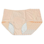 Load image into Gallery viewer, Floral Leakproof Underwear (Beige 5-Pack)
