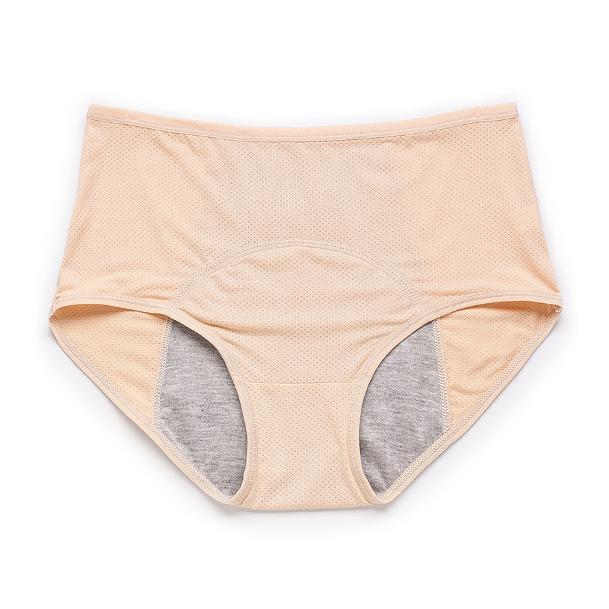 Comfy & Discreet Leakproof Underwear (Beige 1-Pack)