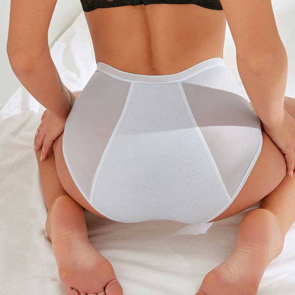 Everdries Bladder Leakproof Underwear for Women Incontinence Urine Women's  High Absorbency Cotton Period Underwear (Color : D, Size : 4XL)
